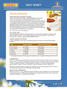 Publication, Honey industry [fact sheet]. (National Honey Board). Firestone, CO, [2012], [2012]