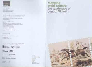 Publication, Mapping great change: the landscape of central Victoria. (Gill, Gerry and others). Bendigo, 2013