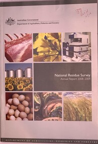 Publication, National Residue Survey Annual Report 2008-2009, 2009