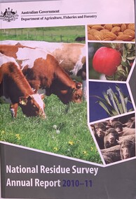 Publication, National Residue Survey Annual Report 2011 - Dept of Agriculture, Fisheries & Forestry, 2011