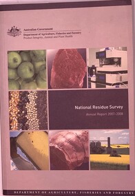 Publication, National Residue Survey Annual Report 2007-2008 (Dept of Agriculture, Fisheries and Forestry), 2008