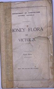 Publication, Honey Flora Of Victoria Fourth Edition (Dept of Agriculture Victoria), 1930-1939