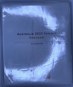 Publication, Australia 2020 Summit Program, 2008