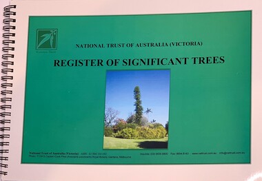 Publication, Register of Significant Trees (National Trust Of Australia (Victoria)), 11/3/2010