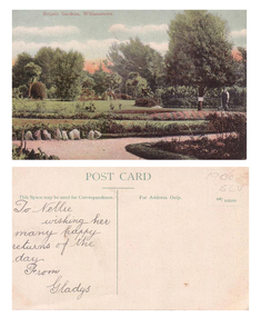 Postcard - Williamstown Botanic Gardens
