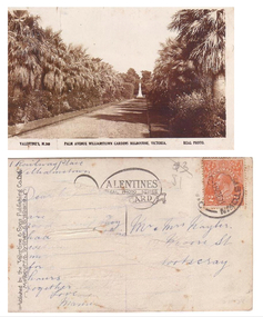 Postcard - Williamstown Botanic Gardens, circa 1900-1920