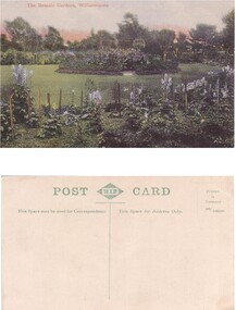 Postcard – Williamstown Botanic Gardens, c1900-1920