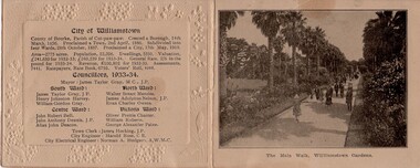 Work on paper - Ephemera - Williamstown Botanic Gardens - 1934 Reception Card, 1934
