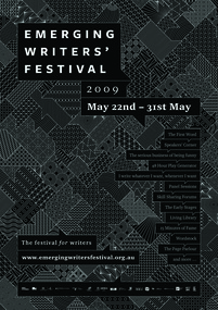 2009 Festival Program, Emerging Writers' Festival 2009 Festival Program