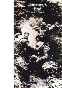 Theatre Program, Journey's End (play) by R.C. Sherriff performed by the Melbourne Theatre Company at the Athenaeum Theatre commencing 30 January 1979, 1979