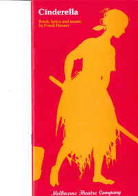 Theatre program, Cinderella (play) by Frank Hauser performed by The Melbourne Theatre Company  at the Athenaeum Theatre commencing 19 December 1979