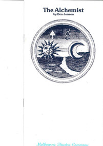 Theatre program, The Alchemist (play) by Ben Jonson performed by the Melbourne Theatre Company at the Athenaeum Theatre commencing 19 September 1979