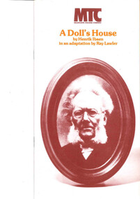 Theatre program, A Doll's House (play) by Henrik Ibsen adapted by Ray Lawler performed by the Melbourne Theatre Company at the Athenaeum Theatre commencing 2 July 1980