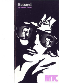 Theatre program, Betrayal (play) by Harold Pinter performed by the Melbourne Theatre Company at the Russell Street Theatre in 1980