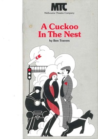 Theatre program, A Cuckoo in the Nest (play) by Ben Travers performed at the Athenaeum Theatre by Melbourne Theatre Company commencing 2 December 1981