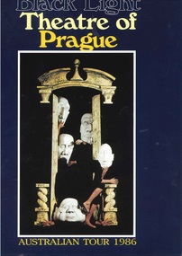 Theatre Program, Black Light Theatre of Prague Australian Tour 1986
