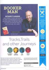 Theatre Program, Booker Man - Richard Flanagan (interview with Michael Williams) held at the Athenaeum Theatre on 19 March 2015 as part of Wheeler Centre