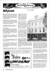 magazine article, A Hard Day's Night (film) screened 1964 at Hoyts Athenaeum Theatre