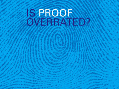 web page, Is Proof Overrated? presented on 19 October 2015 at Athenaeum Theatre by The Wheeler Centre in partnership with The University of Melbourne.  Speakers: Sally Warhaft, Megan Munsie, Peter Doherty, Kate Auty, Ranjana Srivastava and Sara Bice