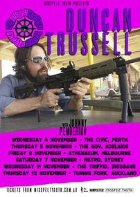 Theatre Poster, Duncan Trussell (comedian) performing at Athenaeum Theatre on 7 November 2015
