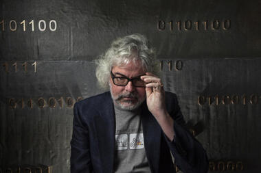 Theatre program, David Walsh: On the Origin of Art event presented at Athenaeum Theatre on 24 February 2016 in partnership between Mona and the Wheeler Centre