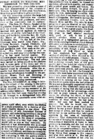 Newspaper Article, Public Soiree at Mechanics’ Institution hall (Melbourne Athenaeum) to welcome Mrs Caroline Chisholm to the Colony - The Argus 2 Sept 1854