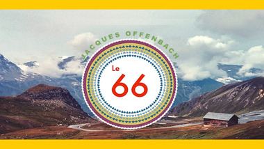 Theatre Poster, Offenbach's Le 66 (opera) performed at Comedy Club, Athenaeum Theatre Melbourne, commencing 9 April 2016