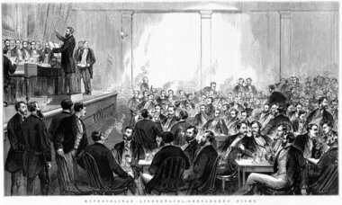 Picture, Metropolitan Liedertafel. - Gentlemen's Night (picture) November 3, 1875