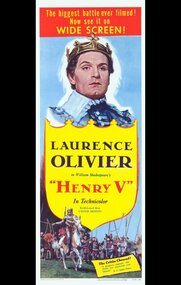 Newspaper Article, Henry V (1944 film) screened at Melbourne Athenaeum Theatre December 1945