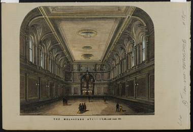 Print - Engraving, The Melbourne Athenaeum, 1872, 1872