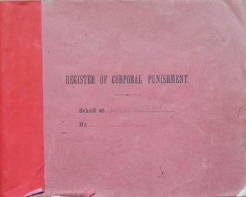 Register of Corporal Punishment
