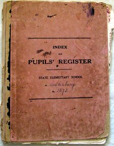 Index to Pupils Register