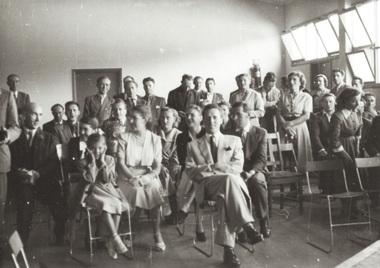 Photo, Photo of the very first meeting of Slovenians in Melbourne, St Albans 1954, 1954