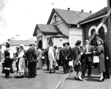 Photo - After the Mass, After Slovenian Mass at Bunley, 1950s