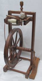 Spinning wheel from 1896, Slovenian Spinning wheel dated 1896, 1896