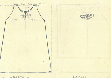 drawing - pattern, Marcela Bole drawing-pattern, 1925, 1925