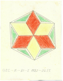 geometrical pattern, Marcela Bole Geometrical pattern