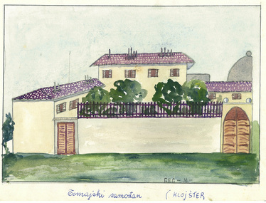 Painting, M. Bole: Tomaj Monastery 1925, 1925
