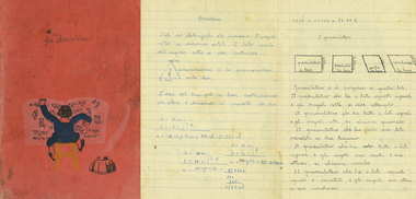 Maths note book, M. Bole: Maths note book, 1922