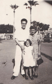 Cimerman family photo with Stella, Matija and Marija Cimerman, and (Stanka) Stella, photo taken  October 1957