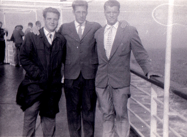 On board Flaminia, L Markic, 1960, photo, On board Flaminia, L Markic, 1960