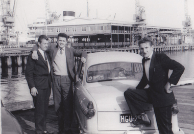 Princes Pier, photo, Princes Pier, 1962, Station Pier at the back, L Markic, Mirko Cuderman, Joze Z, 1962