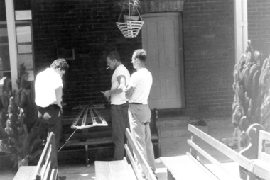 Photo, Midnight Mass preparations, Kew, 1963, Christmas 1962