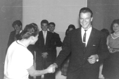 Photo, Lojze Markic - Winner, First Anniversary of Baraga House, End of 1961