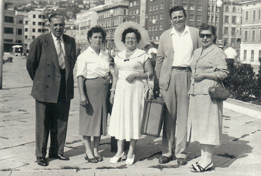 Photo, Marcela Bole in Trieste, 1953, 1953
