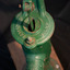 Close up view of pump with patent detail