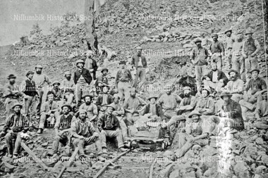 Union Gold Mine, Diamond Creek with Miners