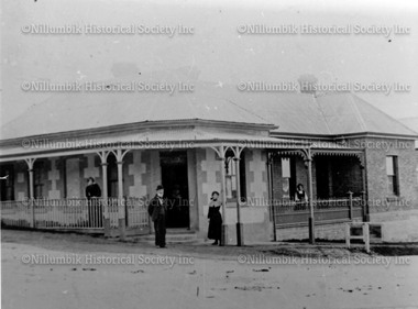 Photograph - Black & white photograph, Reeves Store previously Loyal Diamond Lodge Hotel, Diamond Creek
