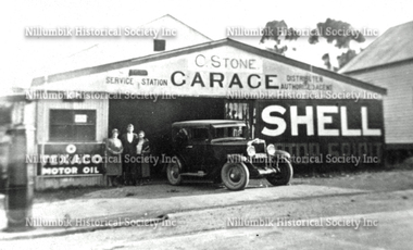 Clarrie Stone's garage, Diamond Creek