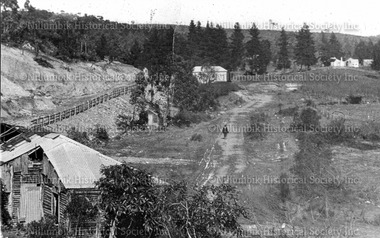 Photograph - Black & white photograph, Upper Diamond Creek road to Hurstbridge